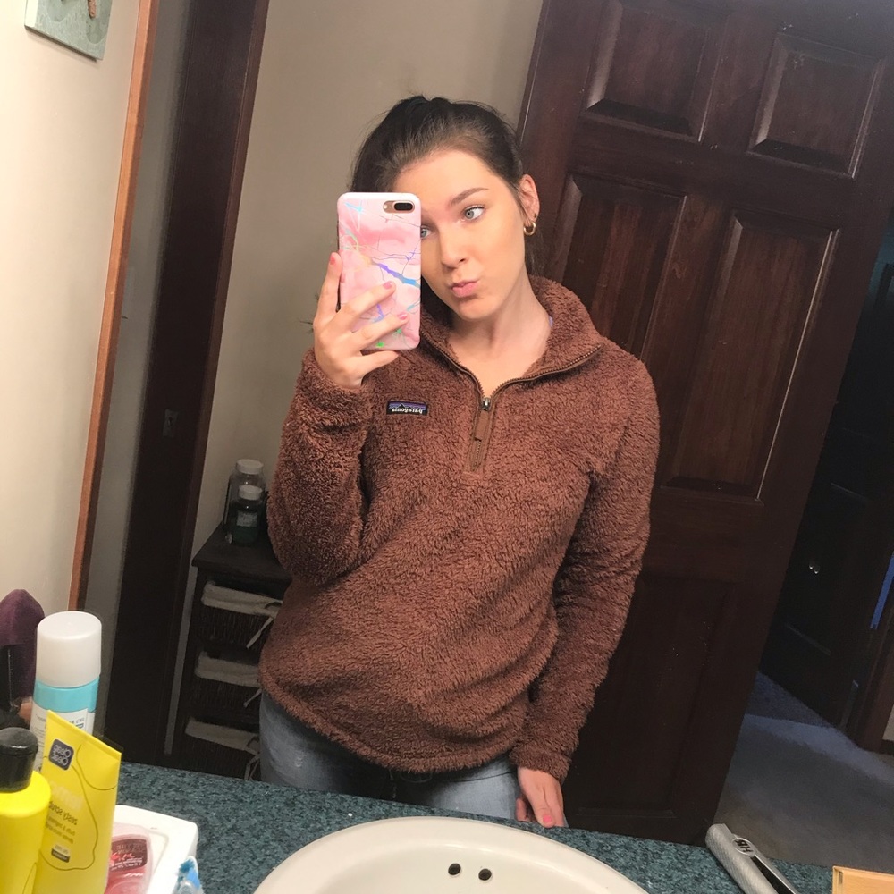 patagonia fleece 1/4 zip up